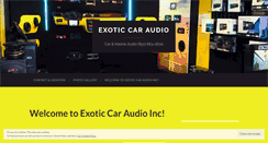 Desktop Screenshot of exotic-audio.com